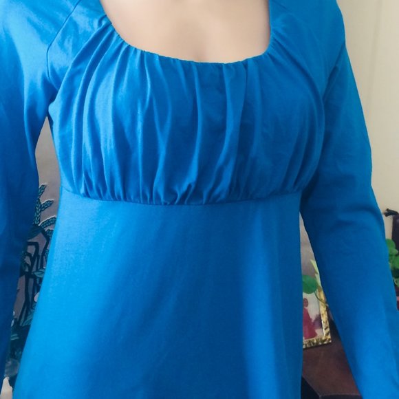 Sundance Blue Top, Size Small - Picture 3 of 6